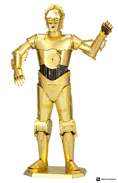 Металевий 3D конструктор "Star Wars C-3PO" ICX229 фото