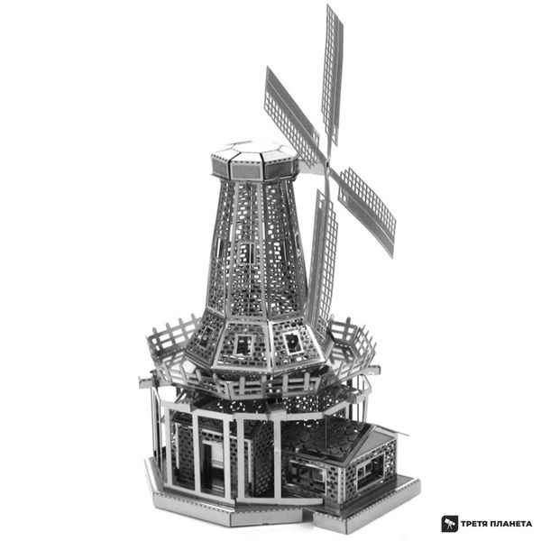 Металевий 3D конструктор "Вітряник" MMS038 фото