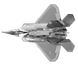 Металевий 3D конструктор "Винищувач F-22 Raptor" MMS050 фото 1
