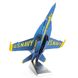 Металлический 3D конструктор  "Истребитель-бомбардировщик F/A-18 «Супер Хорнет" ICX212 фото 2