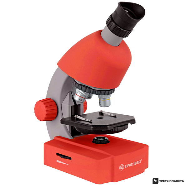 Микроскоп Bresser Junior 40x-640x, красный 70122 фото