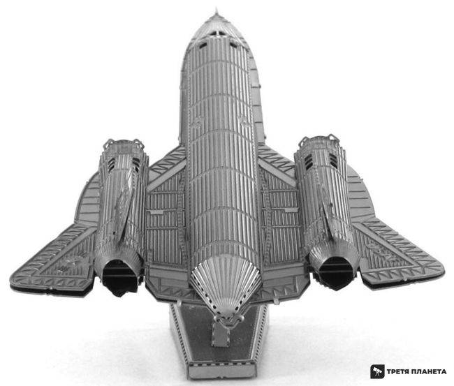 Металевий 3D конструктор "Літак SR71 Blackbird" MMS062 фото