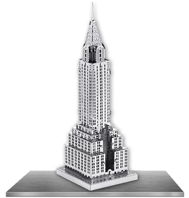 Металлический 3D конструктор "Небоскреб Chrysler Building" MMS009 фото