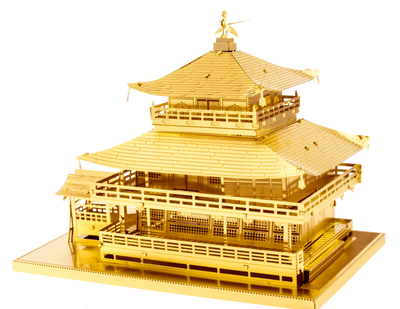 Металлический 3D конструктор "Монастырь Kinkaku-ji Gold" MMS090G фото