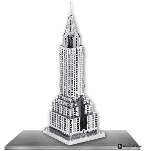 Металлический 3D конструктор "Небоскреб Chrysler Building" MMS009 фото