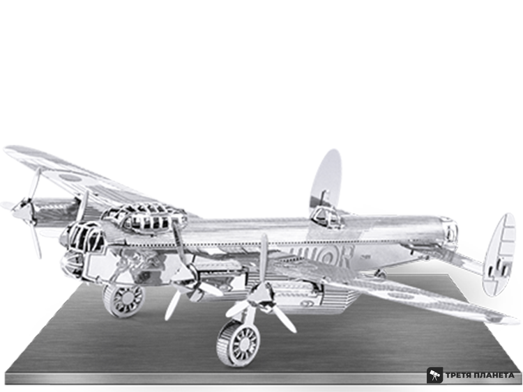 Металлический 3D конструктор "Самолет Avro Lancaster" MMS067 фото