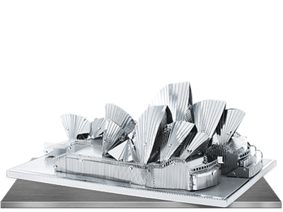 Металлический 3D конструктор "Сиднейский оперный театр" MMS053 фото