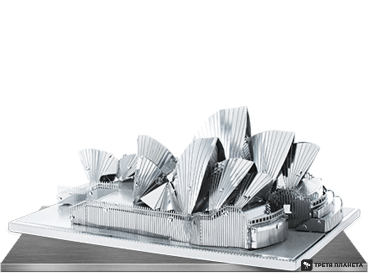 Металлический 3D конструктор "Сиднейский оперный театр" MMS053 фото