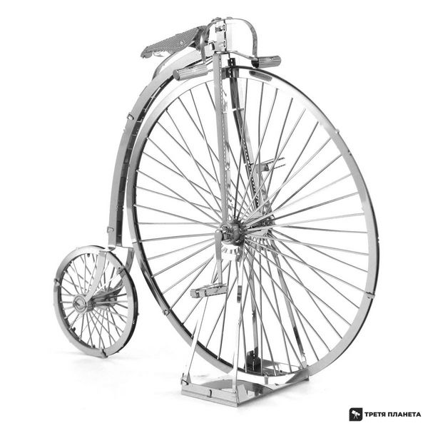 Металлический 3D конструктор "Велосипед "Высокое колесо" MMS087 фото