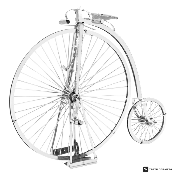 Металлический 3D конструктор "Велосипед "Высокое колесо" MMS087 фото