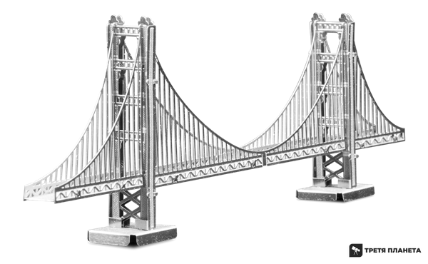 Металевий 3D конструктор "Міст Золоті ворота" MMS001 фото