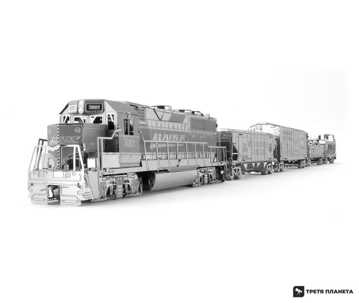Металлический 3D конструктор "Комплект грузовых поездов" MMG104 фото