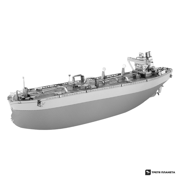 Металлический 3D конструктор "Морская нефтяная платформа и нефтетанкер" MMG105 фото