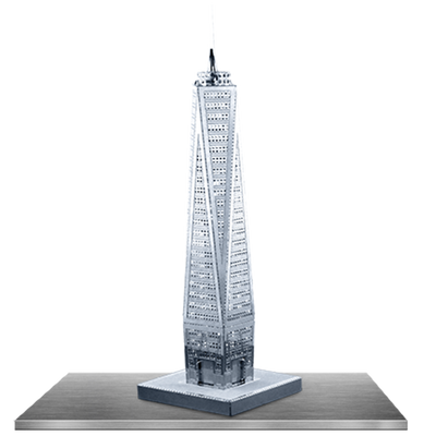 Металлический 3D конструктор "Небоскреб One World Trade Center" MMS024 фото