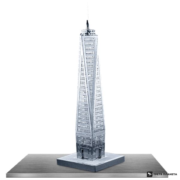 Металлический 3D конструктор "Небоскреб One World Trade Center" MMS024 фото