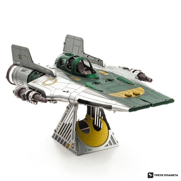 Металевий 3D конструктор "Star Wars - Resistance A-Wing Fighter" MMS416 фото