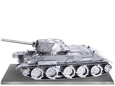 Металлический 3D конструктор "Танк Т-34" MMS201 фото