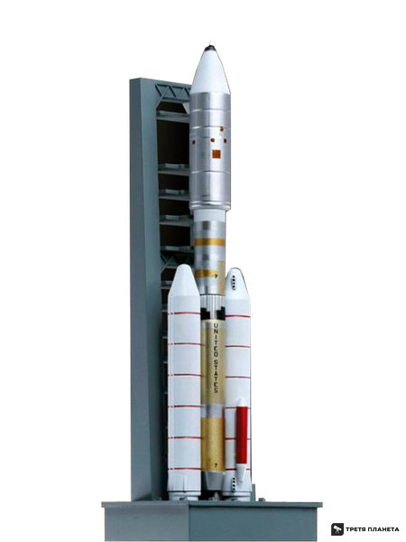 Американская ракета-носитель "Титан IIIE" на стартовой платформе 56343 фото