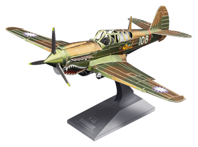 Металлический 3D конструктор "Американский истребитель P-40 Уорхок (P-40 Warhawk)" MMS213 фото