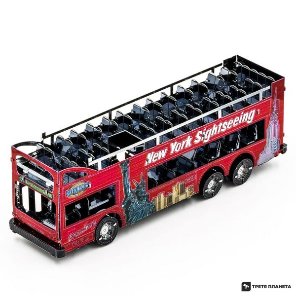 Металлический 3D конструктор "Big Apple Tour Bus" MMS169 фото