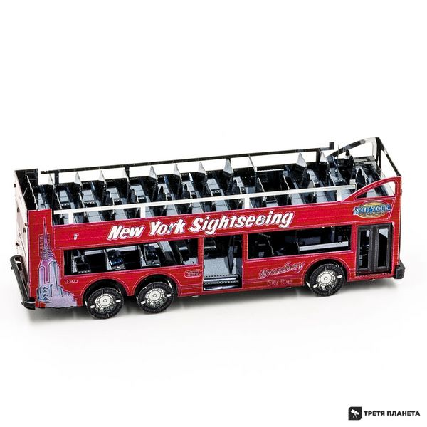 Металлический 3D конструктор "Big Apple Tour Bus" MMS169 фото