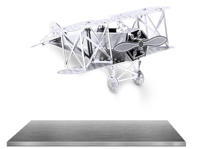 Металлический 3D конструктор "Истребитель Fokker D.VII" MMS005 фото
