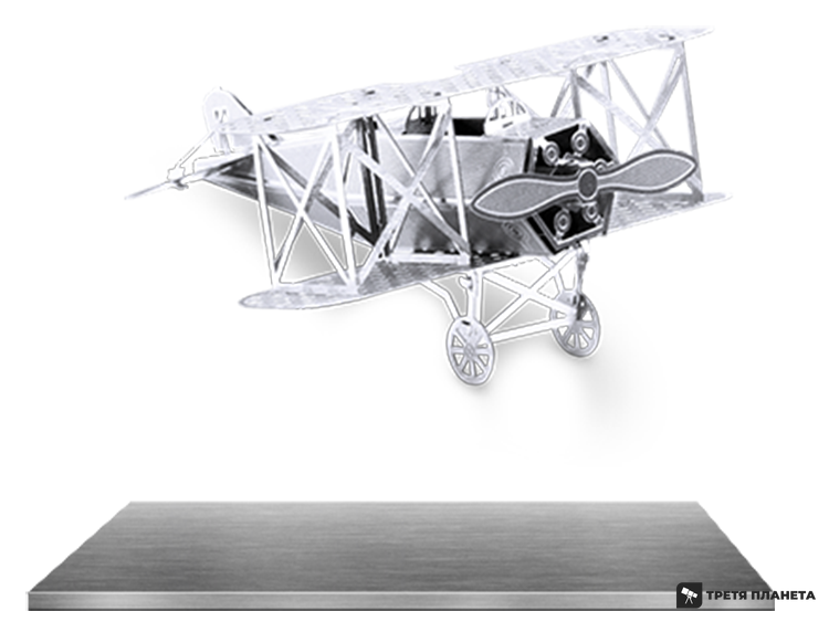 Металлический 3D конструктор "Истребитель Fokker D.VII" MMS005 фото