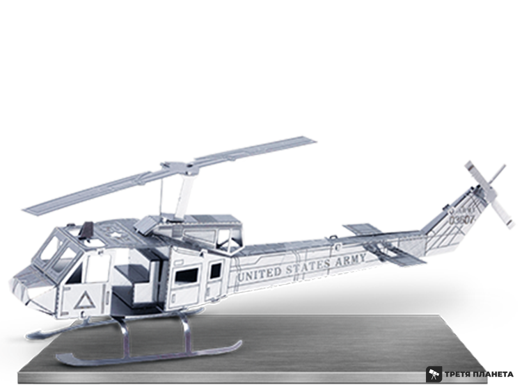 Металлический 3D конструктор "Вертолет Huey" MMS011 фото