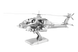 Металлический 3D конструктор "Ударный вертолёт AH-64 Apache" MMS083 фото 1