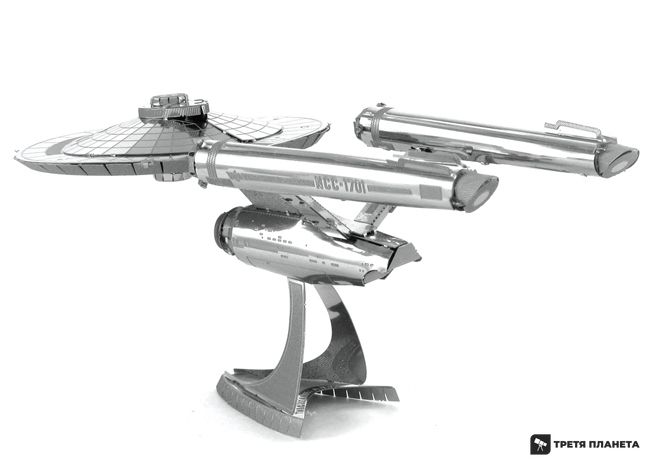 Металлический 3D конструктор "Звездолёт Star Trek USS Enterprise NCC-1701" MMS280 фото