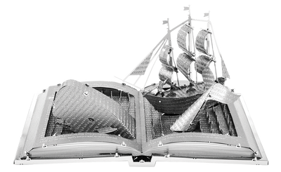 Металевий 3D конструктор "Скульптура книги" MMS116 фото