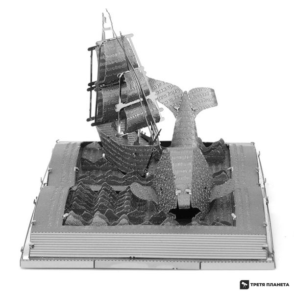 Металлический 3D конструктор "Скульптура книги" MMS116 фото