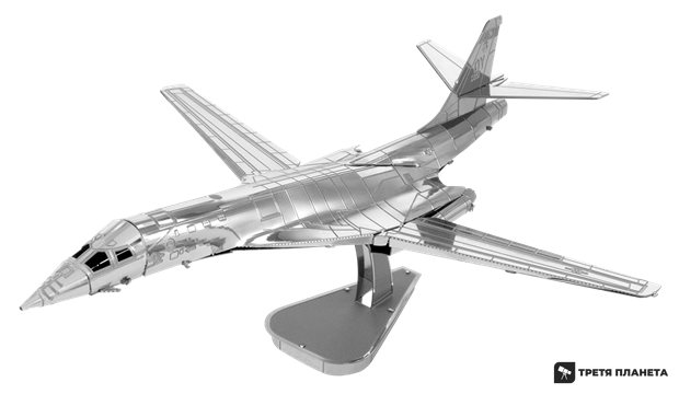 Металевий 3D конструктор "Бомбардувальник B-1B Lancer" MMS162 фото
