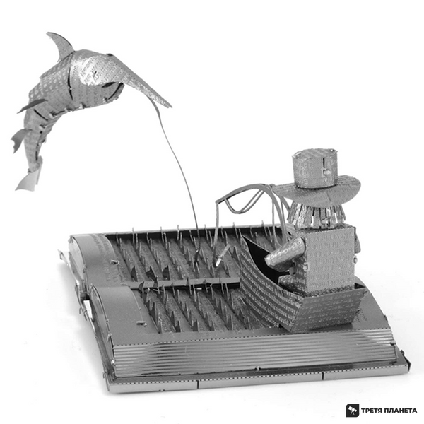 Металлический 3D конструктор "Скульптура Сантьяго и марлина" MMS117 фото