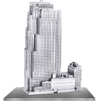 Металевий 3D конструктор "Хмарочос Rockefeller Plaza" MMS061 фото
