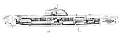Металлический 3D конструктор "Немецкая подводная лодка" MMS121 фото