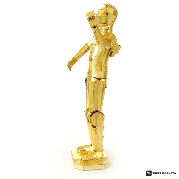 Металлический 3D конструктор "Дроид Star Wars Gold C-3PO" MMS270 фото