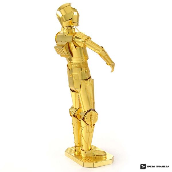 Металевий 3D конструктор "Дроїд Star Wars Gold C-3PO" MMS270 фото