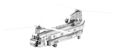 Металевий 3D конструктор "Військово-транспортний вертоліт CH-47 Chinook" MMS084 фото
