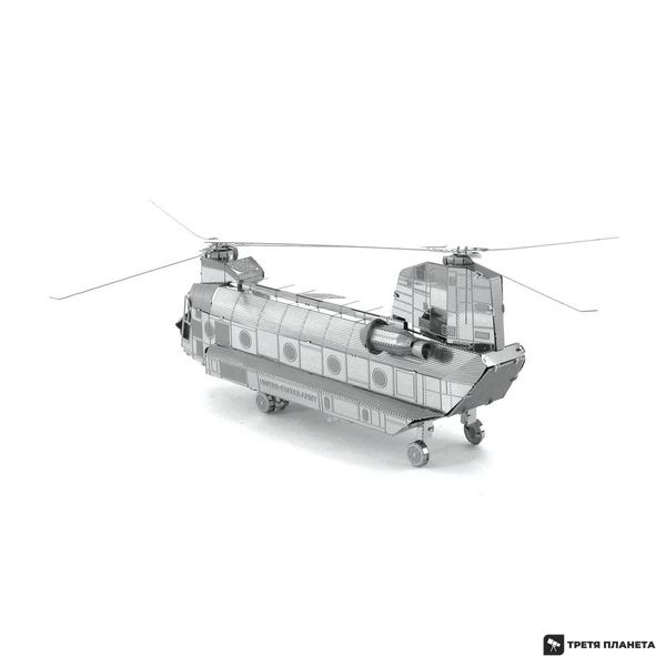 Металевий 3D конструктор "Військово-транспортний вертоліт CH-47 Chinook" MMS084 фото