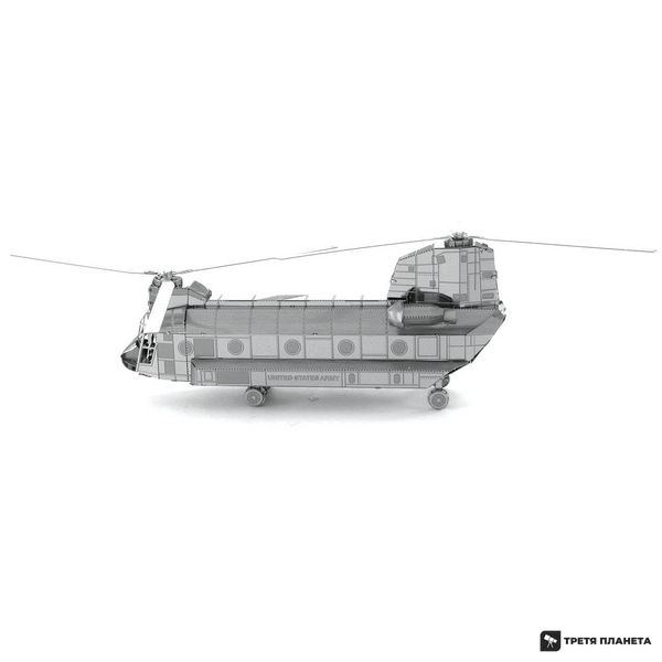 Металлический 3D конструктор "Военно-транспортный вертолёт CH-47 Chinook" MMS084 фото