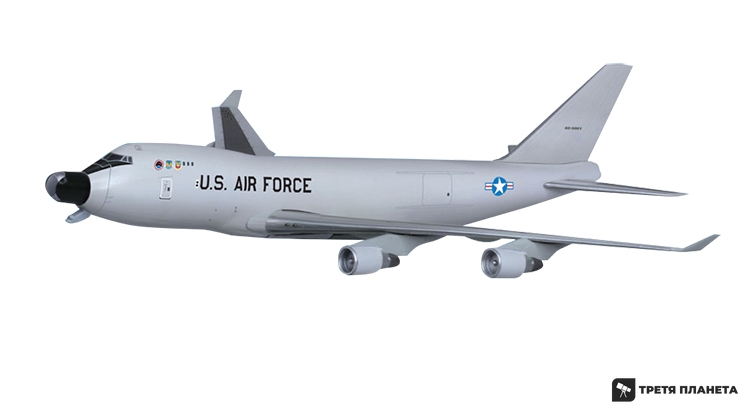 Бойовий літак YAL-1 AIRBORNE LASER ВПС США з лазерною протиракетною системою 56346 фото