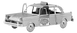 Металевий 3D конструктор "Таксі Checker Сab" MMS007 фото 1
