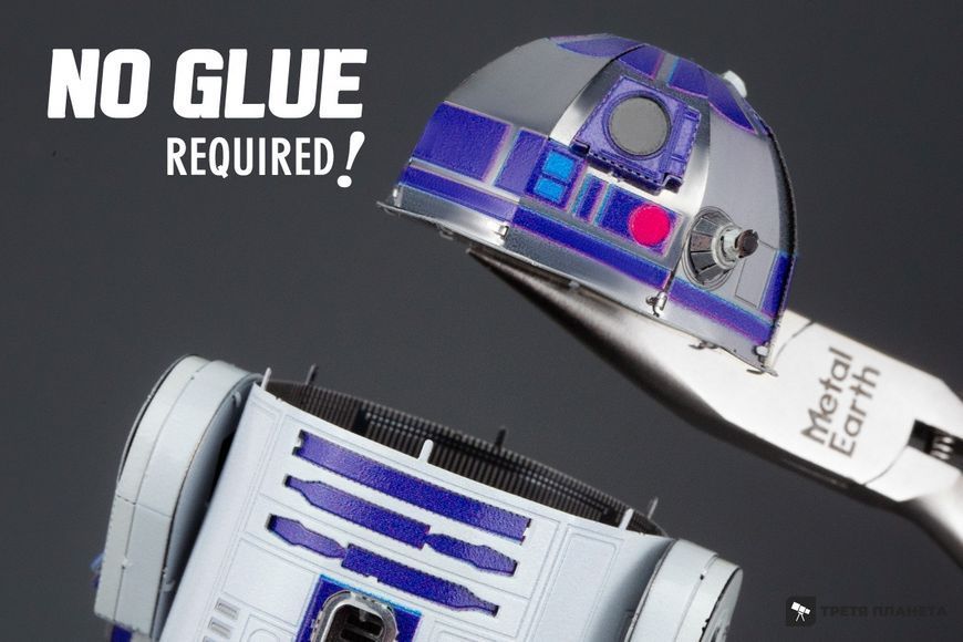 Металевий 3D конструктор "Star Wars R2-D2 Premium Series" ICX131 фото