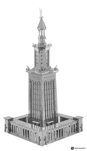 Металевий 3D конструктор "Олександрійський маяк" ICX026 фото