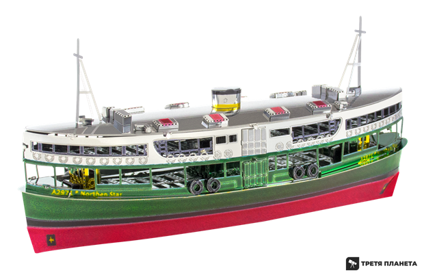 Металлический 3D конструктор "Паром Star Ferry" MMS135 фото