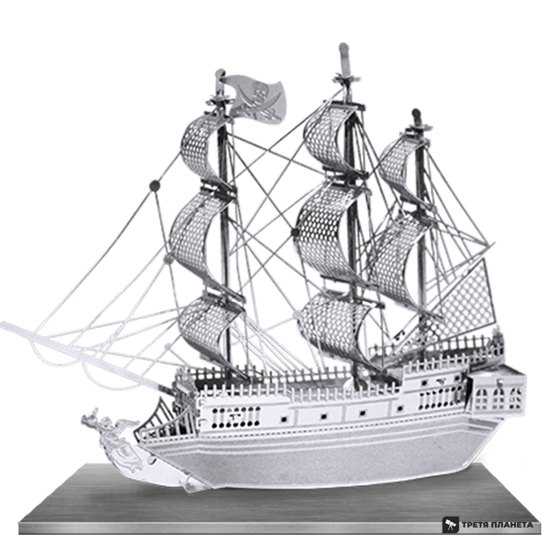 Металевий 3D конструктор "Піратський корабель Black Pearl" MMS012 фото