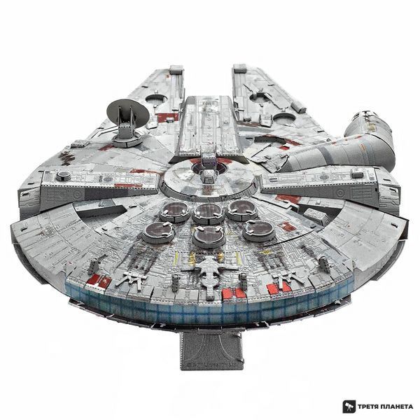 Металевий 3D конструктор "Star Wars Millennium Falcon Premium Series" ICX235 фото