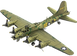 Металлический 3D конструктор "Бомбардировщик B-17 Летающая крепость" ME1009 фото 1
