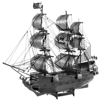 Металевий 3D конструктор "Корабль "Чорна Перлина" ICX016B фото